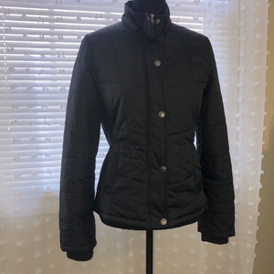 Me Jane Light Weight Black Bomber Jacket